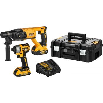 Combo Rotomartillo SDS Plus DCH133 + Atornillador DCF7871 20V Brushless DCK260D1P1T-B3 DeWalt