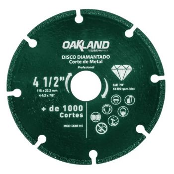 Disco Diamante Segmentado 4 1/2” DDM-115 Oakland