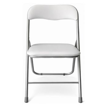 Silla Acojinada Plegable Blanca GardenLife