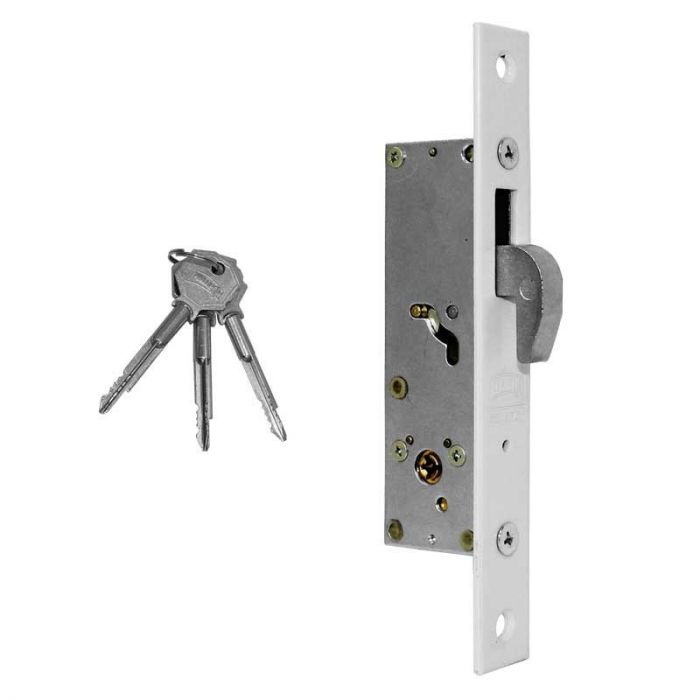 Cerradura de marco de aluminio para puerta empotrada solo 411-1I
