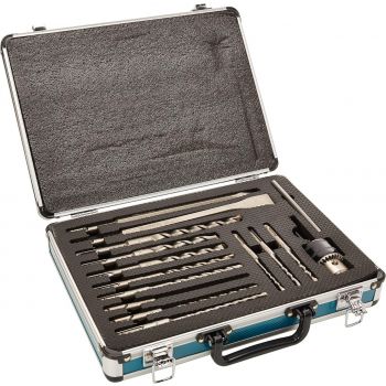 Juego de brocas y cinceles 14 Pz SDS PLUS con broquero D71205 Makita