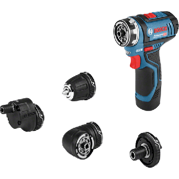 Taladro / Atornillador ¼" Y 3/8" 12V 0 - 1,300 rpm Heavy Duty GSR 12V-15 FC 19F6.0 Bosch