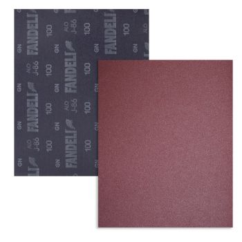 Lija de Esmeril Grano 100 Roja J-86 Fandeli