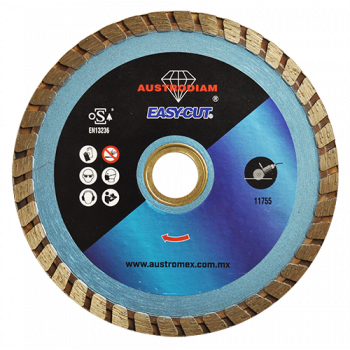 Disco de diamante turbo Easy-cut 4-1/2 Pulg 2502 Austromex