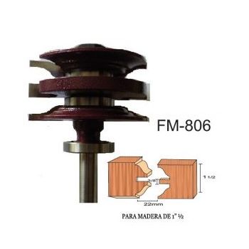 Broca reversible corte pecho de paloma 1-1/2 Pulg FM806 Brocar